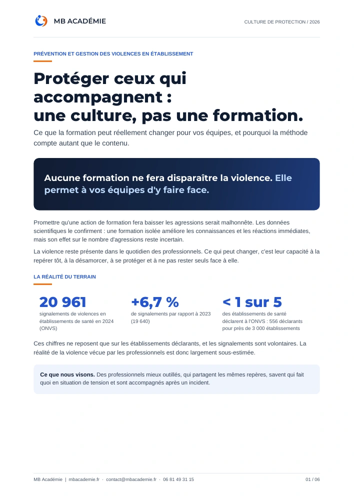 Couverture du guide Culture de protection